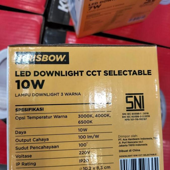 Krisbow Lampu Downlight Led 7 Watt Cct Selectable
