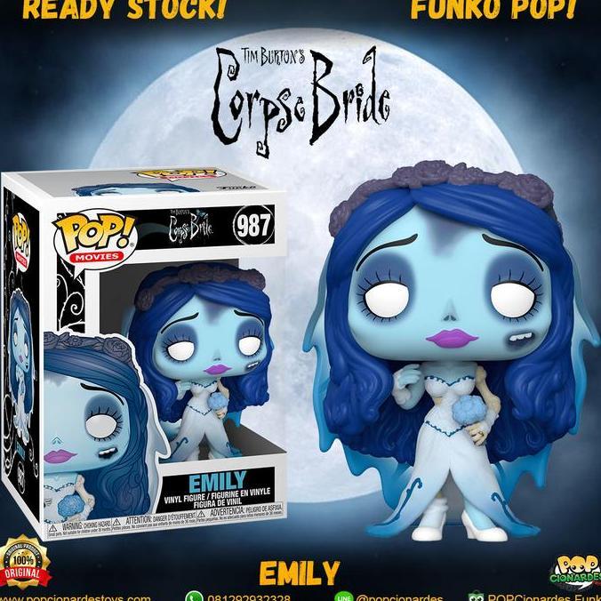 HOT SALE FUNKO POP MOVIES - CORPSE BRIDE - EMILY #987 TERMURAH
