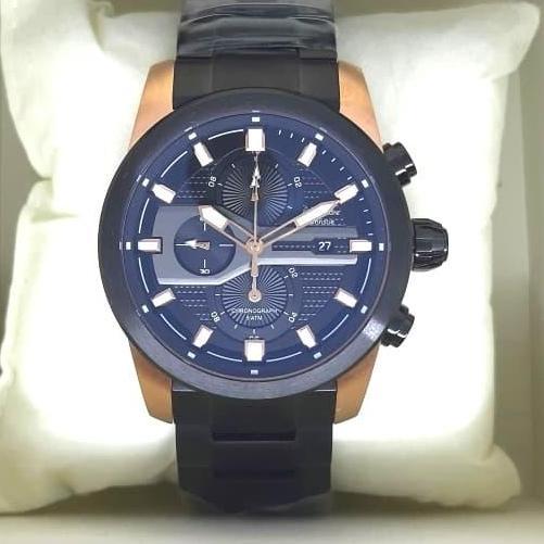 ALEXANDRE CHRISTIE AC6270 AC 6270 BLACK ROSEGOLD STAINLESS STEEL