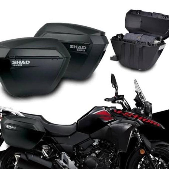 SIDE BOX SH23 + BREKET 3P VSTROM 250 / V-Strom 250