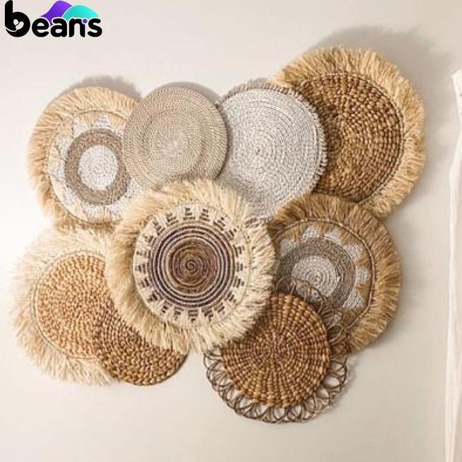 Beans Hiasan Dinding Anyaman Eceng Gondok Walldecor Dekorasi
