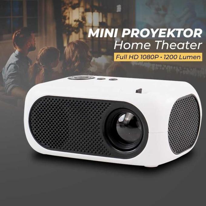 TIRNO_STORE - PROJEKTOR PROYEKTOR MINI LCD FULL HD 1200 LUMENS