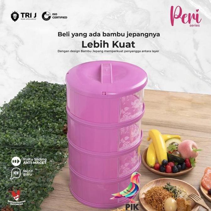 Tudung Saji Food Storage 4 Susun