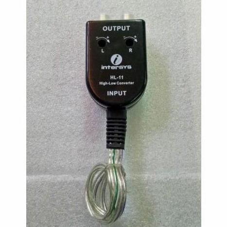 ADAPTOR RCA AUDIO INTERSYS HIGH TO LOW INTERSYS ''