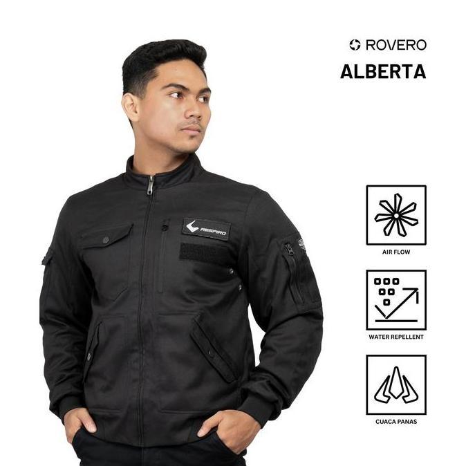 Jaket Respiro ALBERTA | Jaket Motor Harian Pria Windproof