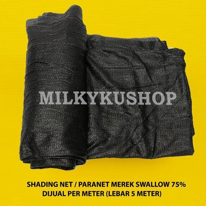 PARANET 75% LEBAR 5 METER JUAL PER 1 METER SHADING NET JARING ATAP