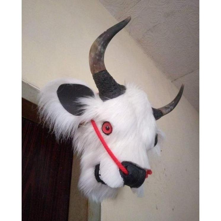 PROMO Barongan Bantengan Full Bulu Free Kemul / Bantengan Dewasa / Barongan Bantengan Baru
