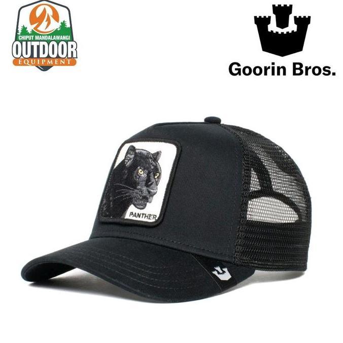 Topi Goorin Bros Trucker Hat Panther Black