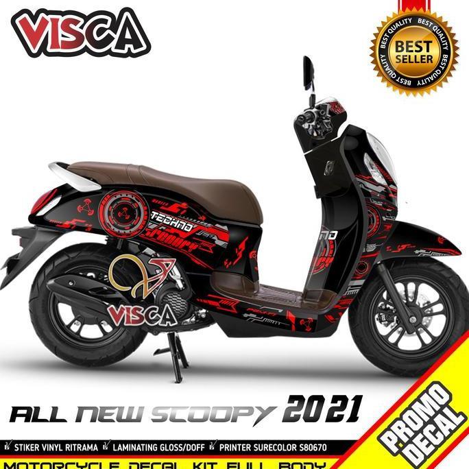 Decal Scoopy 2 - 2022 Full Body Dekal Scoopy 2 - 2022 Full Body Variasi / Desain Hitech Motorcycle