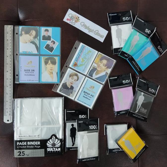 BEBAS ONGKIR - Sultan 8p A5 Sleeve 4p Page Binder 67x92mm 2R Pokemon Sport KPop Photo