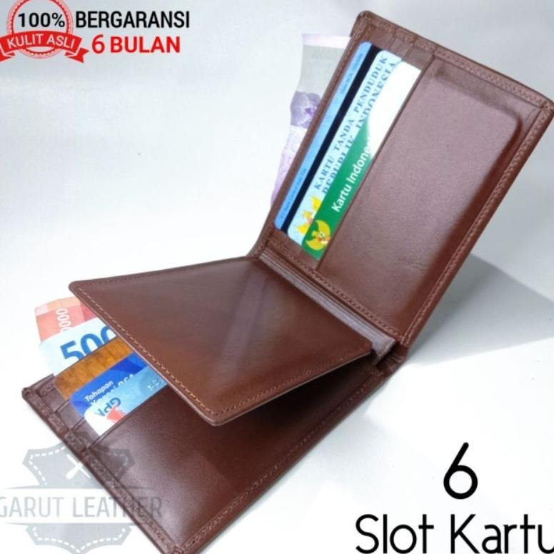 Dompet Pria Kulit Asli / Dompet Kulit Pria Asli Garut Termurah