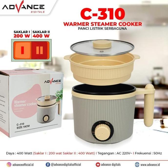 NEW Panci Elektrik Multifungsi Advance C 310 Multi Fungsi Serbaguna C310