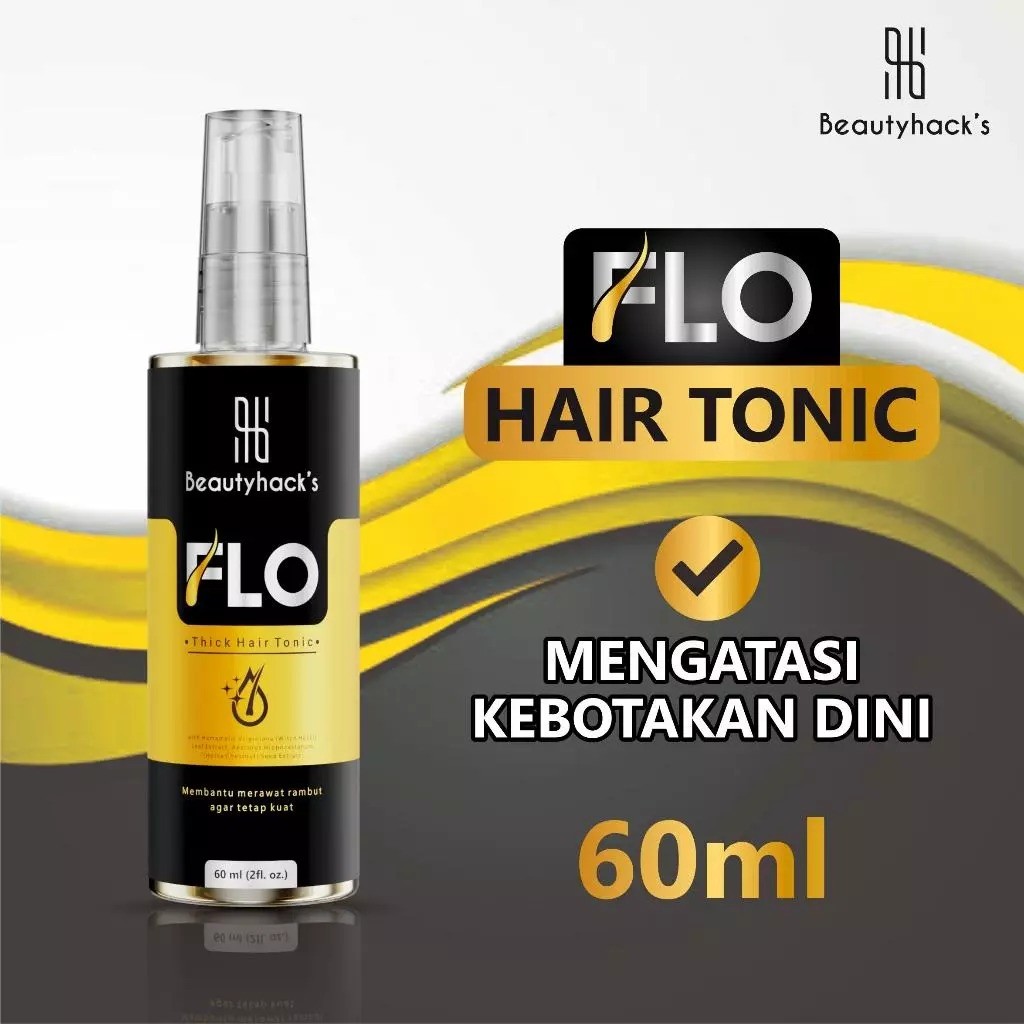 Penumbuh Rambut FLO Hair Tonic Obat Penumbuh Rambut Botak Cepat Penyubur Rambut Pria