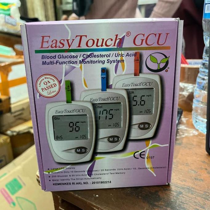 Alat Cek Gula Darah 3 in 1 Easy Touch Alat Easy touch GCU Lengkap