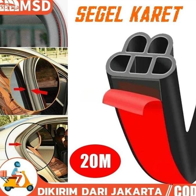 20 meter Karet Peredam Pintu Mobil Peredam Pintu Mesin Universal - Karet Peredam Pintu Mobil Univers