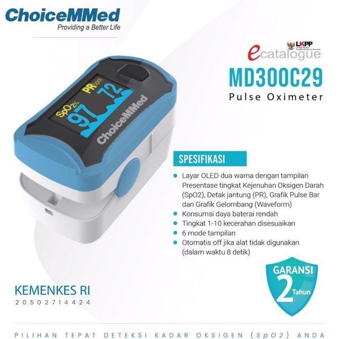 Oximeter Pulse Oxymeter Fingertip Choicemmed MD300C29 Oximeter Omron