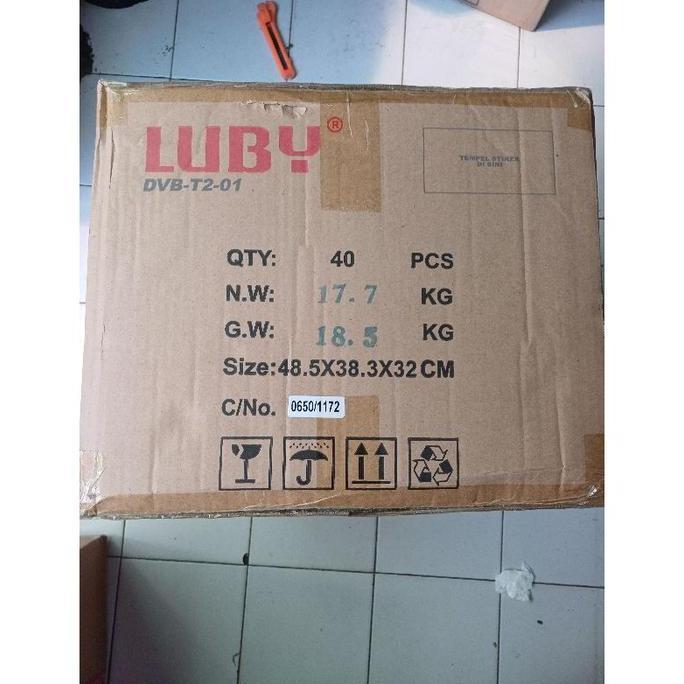 Set Top Box Tv Digital Luby DVB T2-01 / Receiver Siaran Digital/STB Tv Tabung SNI Bisa Youtube Paket