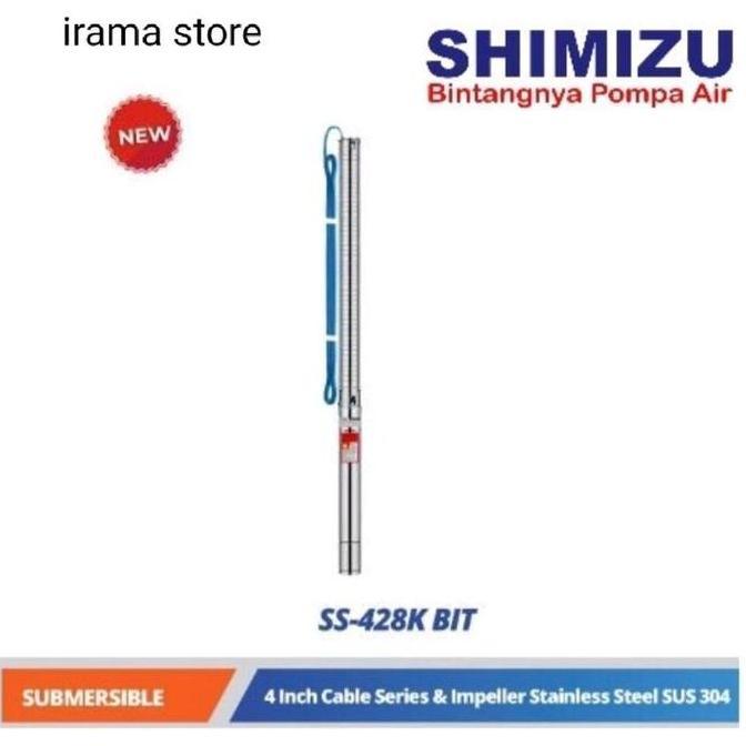 Pompa Air Satelit Shimizu SS 428 K BIT 2 HP Plus Kabel 50 Meter Pompa Submersible 4 INCH CVCU22