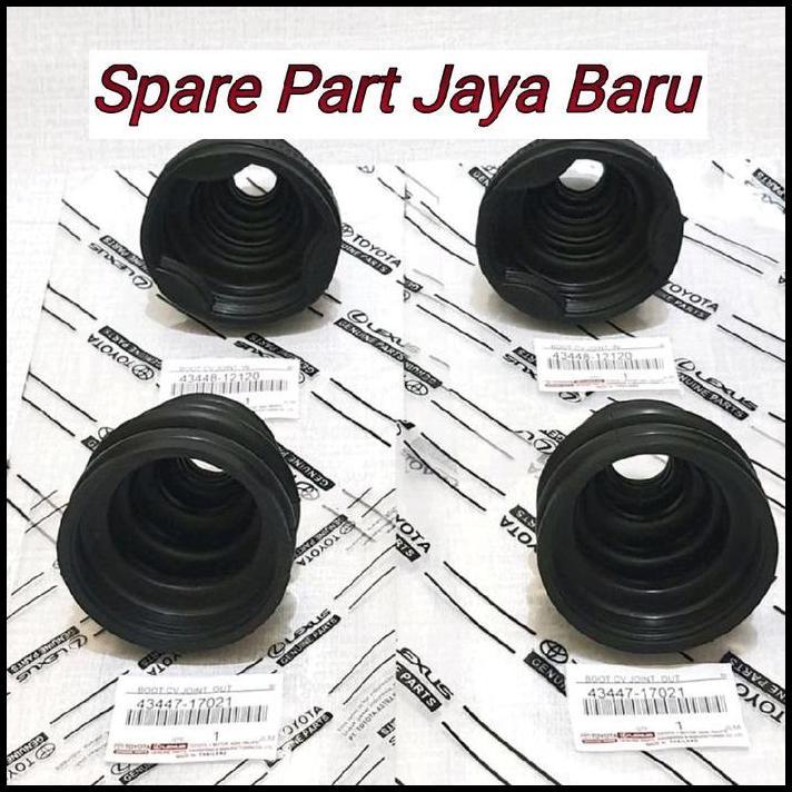 TERLARIS KARET CV JOINT AS RODA LUAR DALAM KIRI KANAN TOYOTA YARIS NEW VIOS GEN 2 2007-2012 1SET4PC 