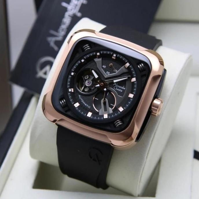 ALEXANDRE CHRISTIE AC6577 AC 6577 RUBBER BAND OTOMATIS ORIGINAL