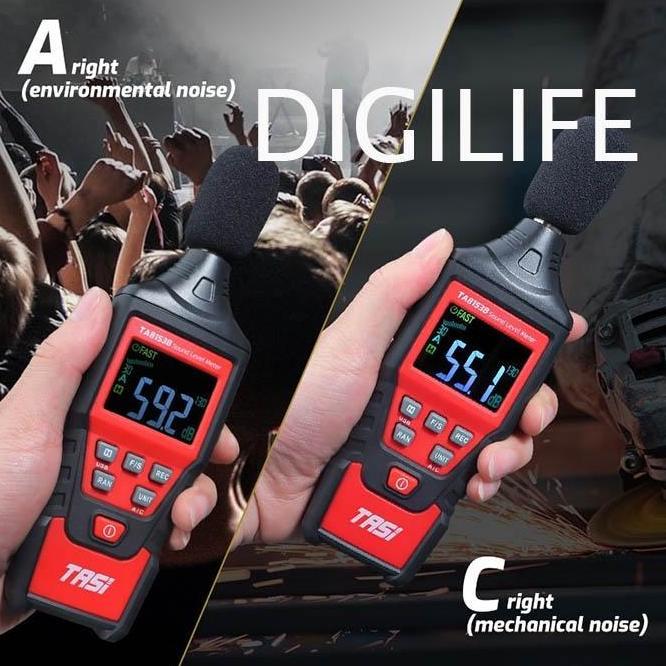 Sound Level Meter Data Logger TASI TA8153B Noise Decibel Tester DB TA-8153B USB PC Logging Digital T