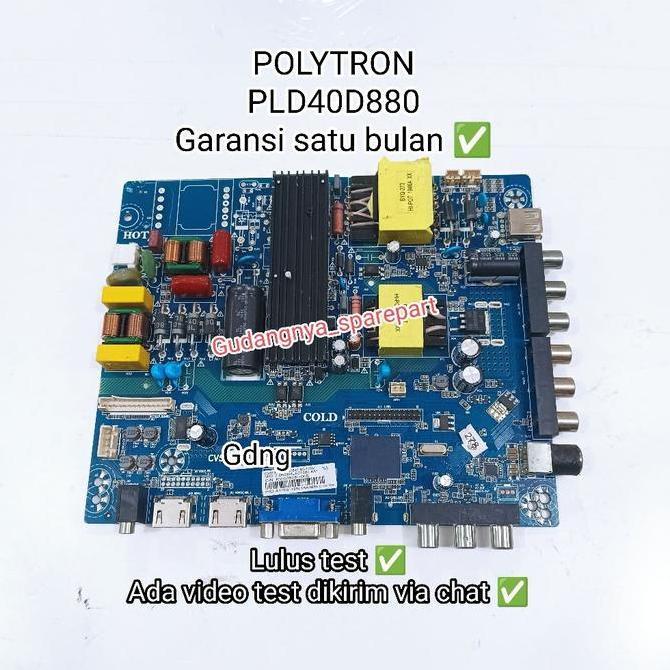 Mb POLYTRON PLD40D880 mainboard PLD40D880 mobo modul mesin tv board CVCU32