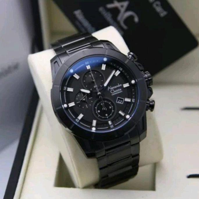 JAM TANGAN PRIA ALEXANDRE CHRISTIE AC6522 AC 6522 BLACK ORIGINAL MURAH BEST SELLER
