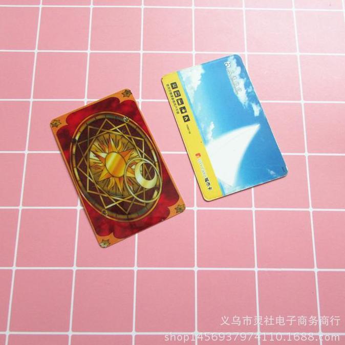 PICL sticker atm kartu clow card stiker cardcaptor sakura anime