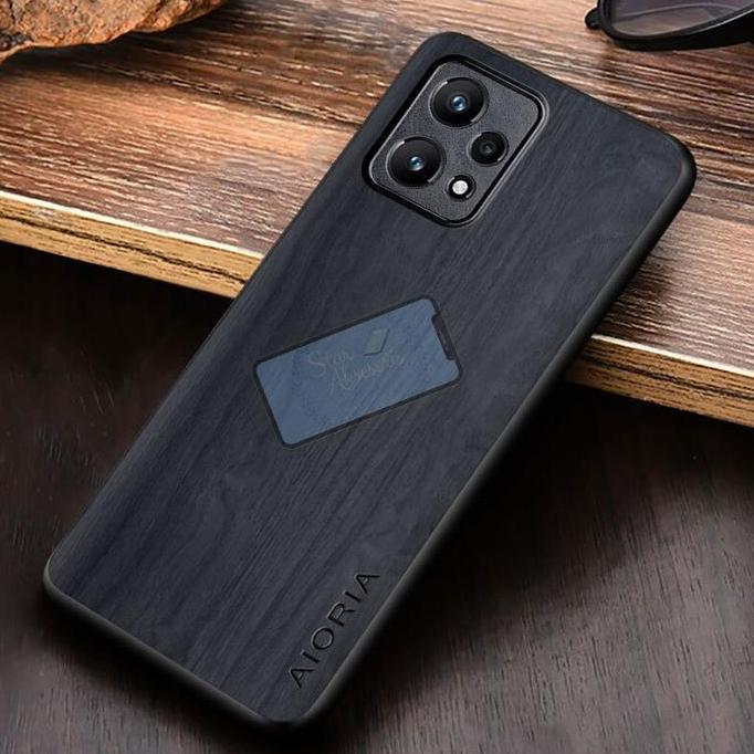 Case Realme 9 4G Case Aioria Wood Pattern Original Case Realme 9 4G