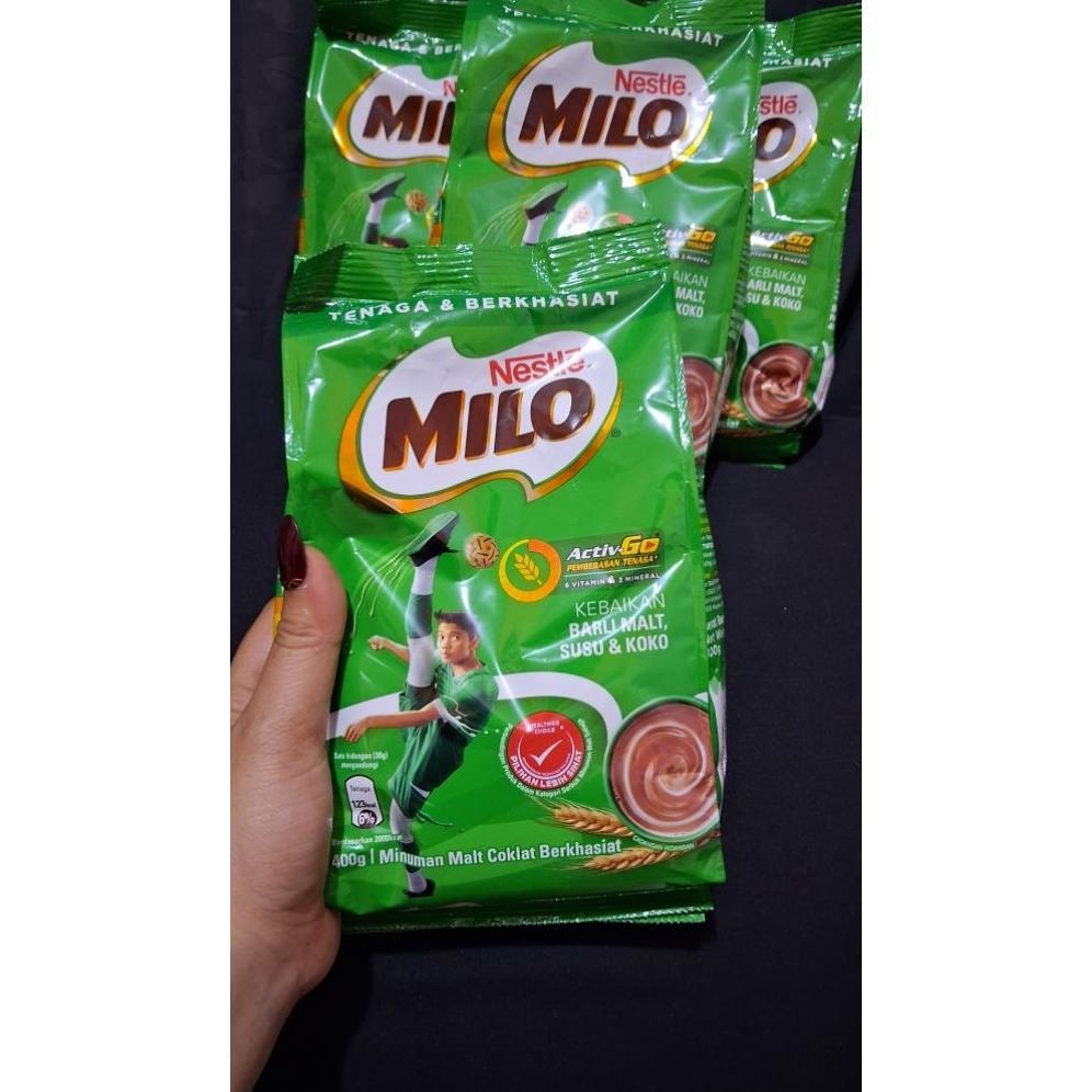 Milo Malaysia Coklat 400gram Rasa Enak Exp 2027