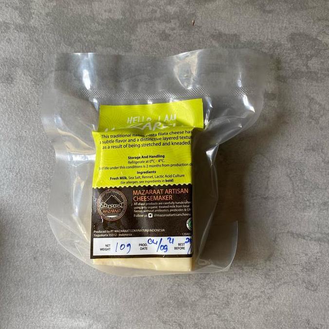 Cod,Sajabisa- Mazaraat Mozarella Grass Fed Cheese (Keju Mozarella) 100 Gr