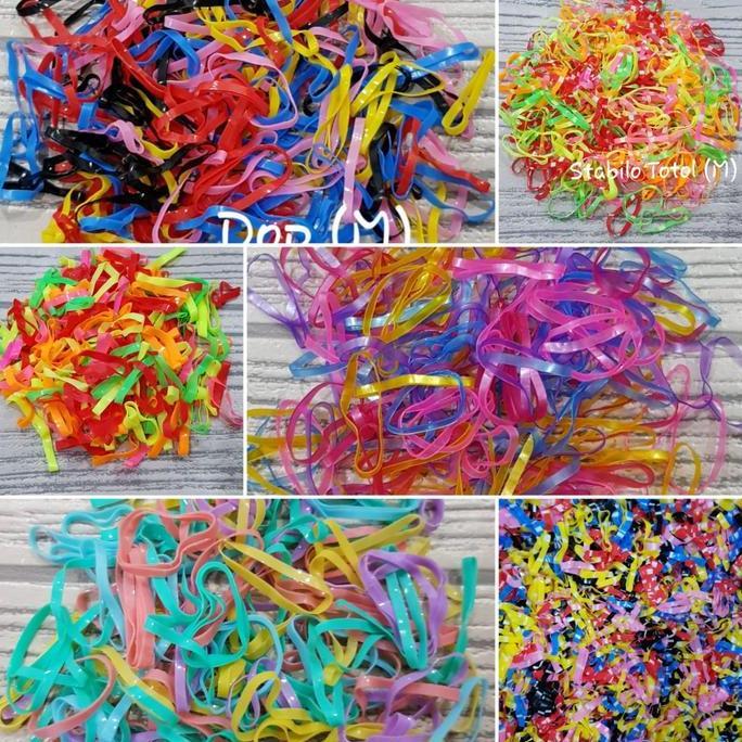 [1 KG] KARET JEPANG KILOAN RUBBER BAND KARET KILOAN MURAH GELANG KARET WARNA WARNI UKURAN M-L GROSIR