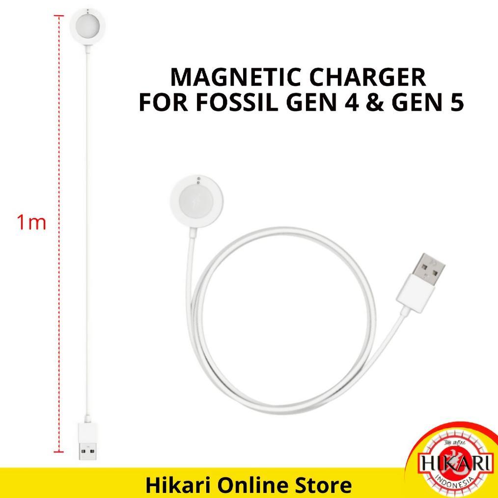 Charger Smartwatch Fossil Q Gen 2/3/4/5 Charger Untuk Jam Fossil Gen 4 Gen 5 Charging Wireless For F