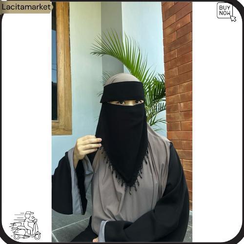 Cadar Bedoonesm 20Cm 30Cm Niqab Khas Saudi Pendek Niqob Hurem Cadar Yaman Lokal Cadar Bandana Niqab 