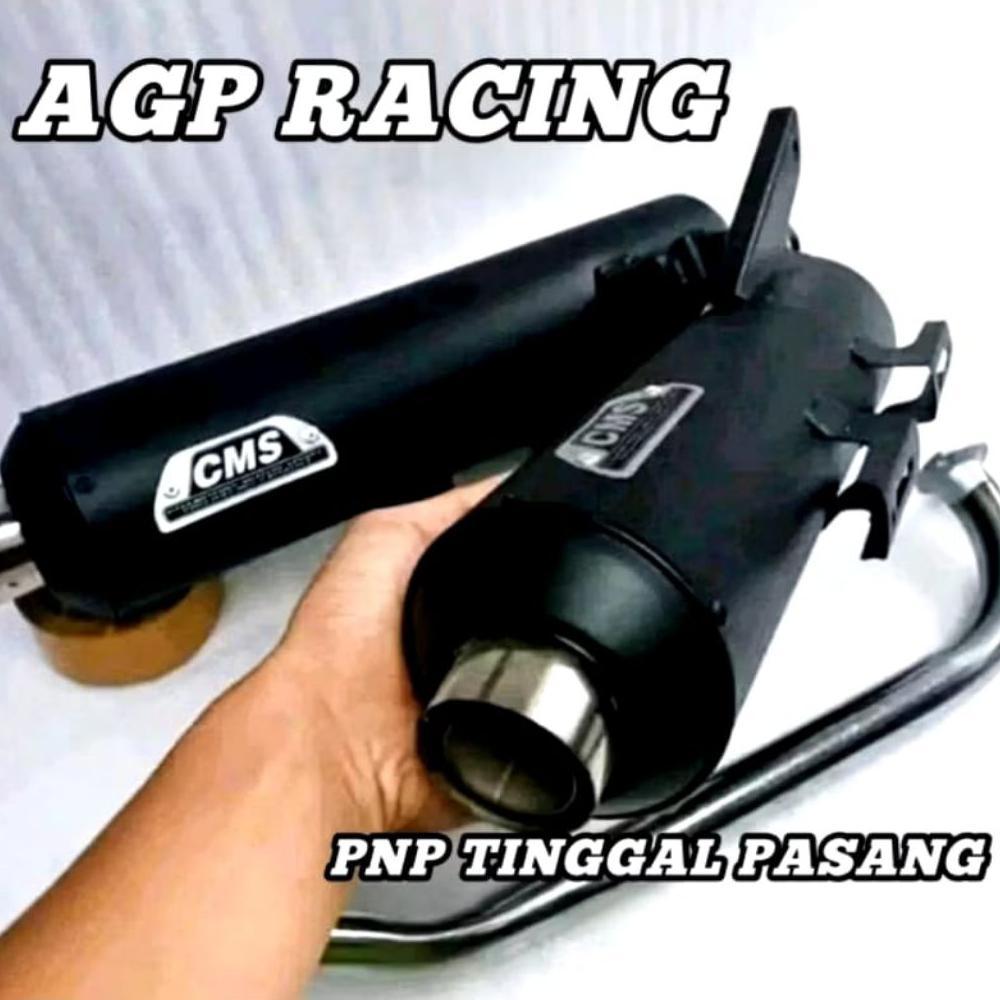 Grade Ori Knalpot Cms Agp Racing Beat Karbu Beat Fi Delux Vario 110 125 150 Scooby-Doo Mio Spoty Mio