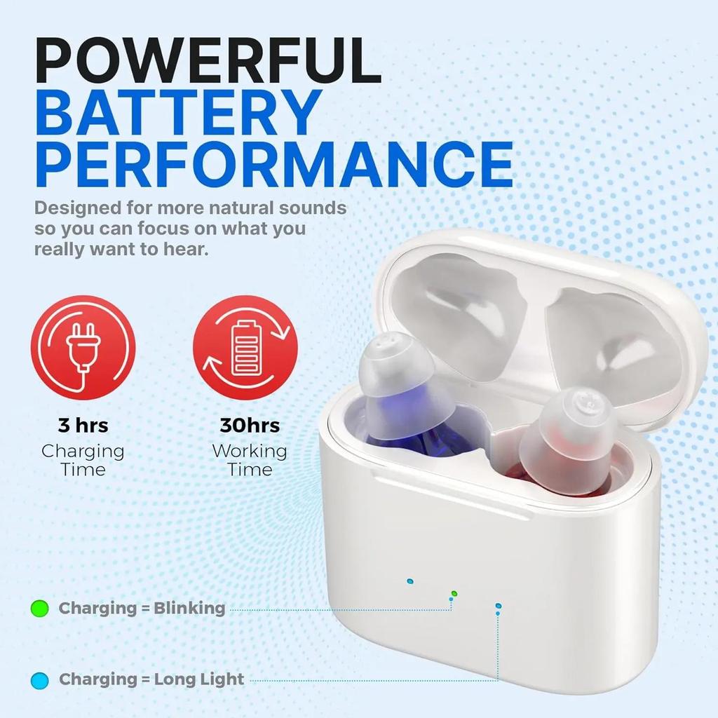 Rechargeable hearing aid hearing aid mini wireless speaker elderly invisible earphone