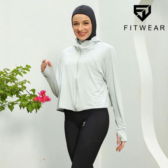 Supotsu- Fitwear - Jaket / Jacket K-Style Anti Uv Olahraga Nita Rihanna Upf 50++ - Allsize Jumbo