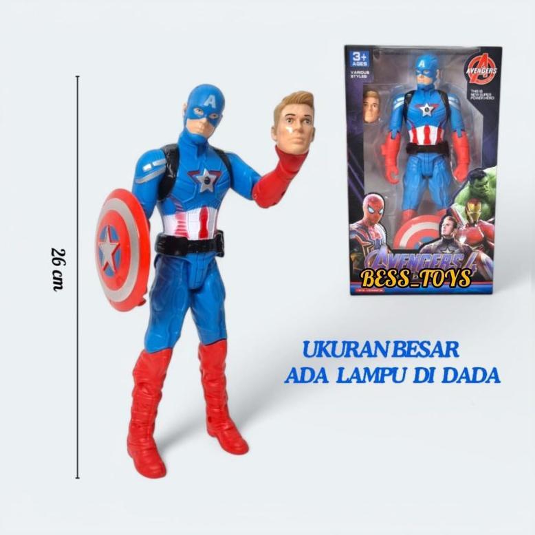 Mainan Avengers Ukuran Besar Tinggi 26cm 2102 Mainan Robot Avengers