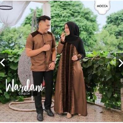 Okeajalah- Wardani Couple Premium | Sarimbit Suami Istri Couple Terbaru Premium Gamis Couple Lebaran