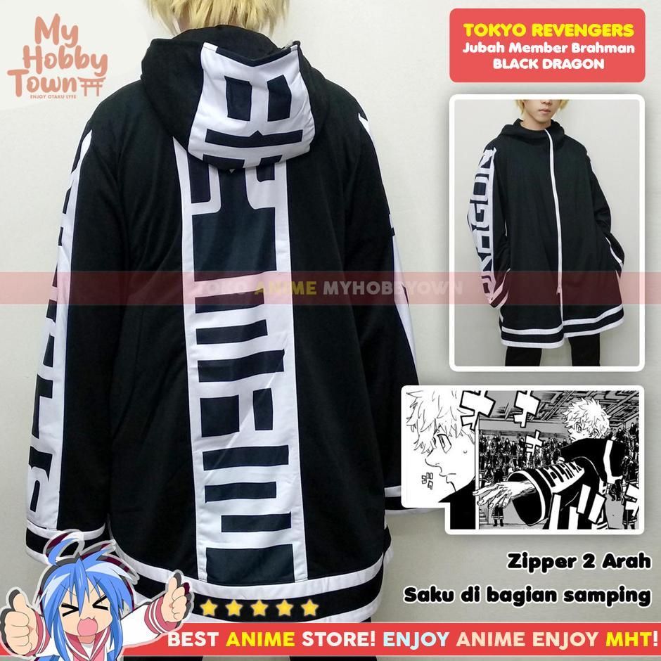 Cost Jaket Jubah Brahman Anime Tokyo Revengers Member Takemichi Hanagaki