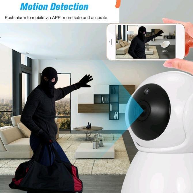 Lengkap,Cod,Bisa- Cctv Snowman Ip Camera Wireless V380 / V380Pro Wifi Full Hd