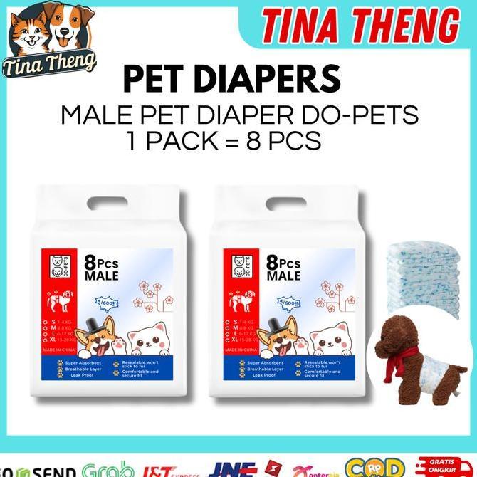 Whatcat- Diaper Anjing Kucing Jantan Male Diaper Popok Anjing Kucing