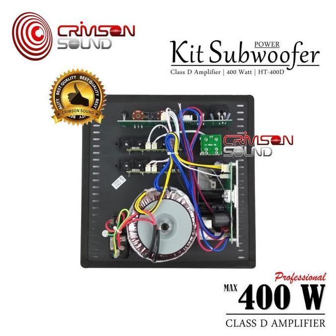 POWER KIT SUBWOOFER AKTIF 400 Watt Class D HT-400D