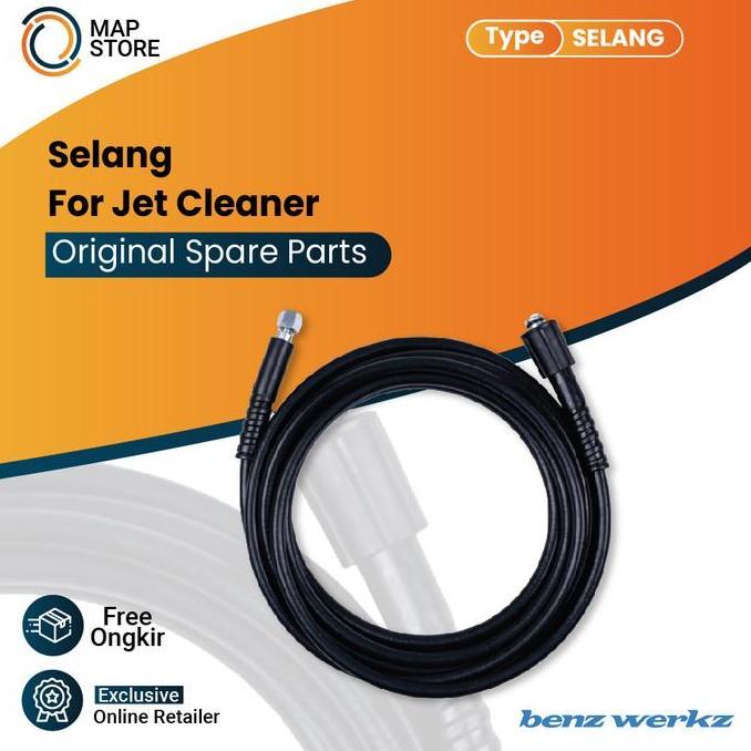 Seiketsu- Hose For Jet Cleaner 10 M / Selang Hose Jet Cleaner Benz & Autopramie