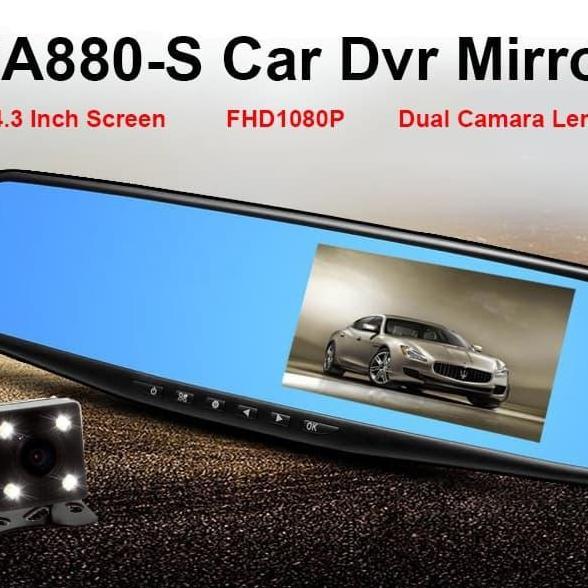kamera dvr spion dengan dual lensa cctv mobil