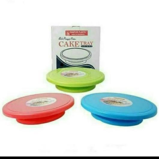 Maspion Cake Tray / Meja Putar Kue / Tatakan Putar Penghias Kue DISKON