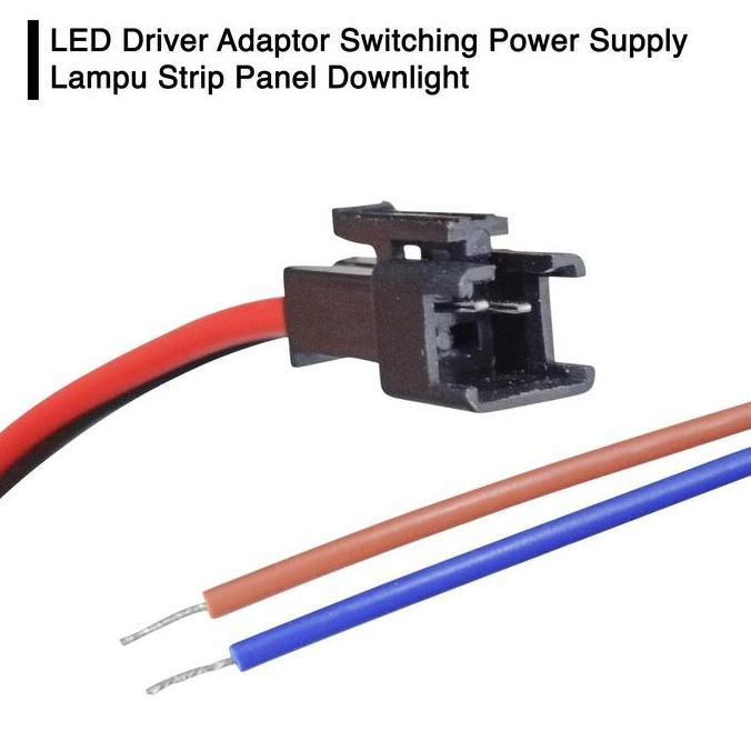 Litcx- Led Driver Adaptor Switching Power Supply Lampu Strip Panel Downlht 3W-25W Trafo Lampu Led Pl