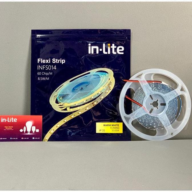 FLEXI STRIP LIGHT LED INLITE 60 CHIP/M 8.5W/M IP20 DC 12V - INFS014