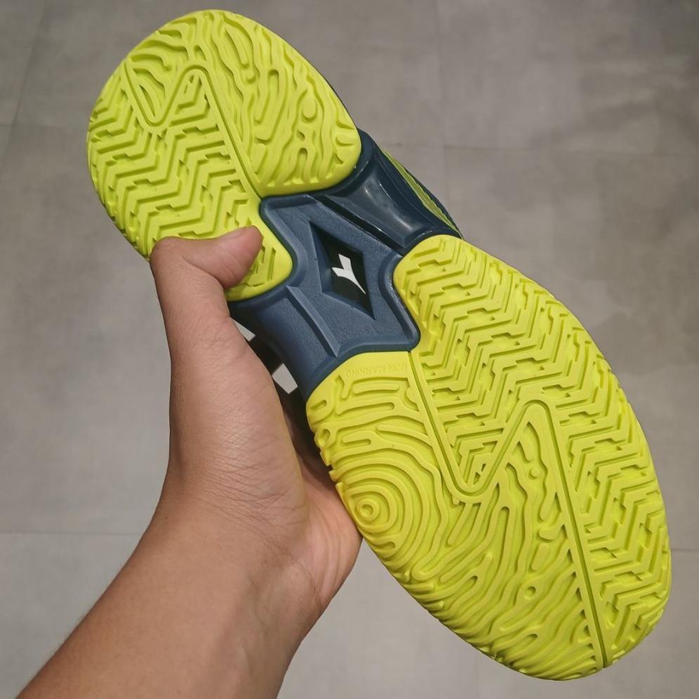 Promo Terbaru Sepatu Tenis Diadora Navy Lime Original Authentic Sepatu Tennis Padel Murah Nicholas