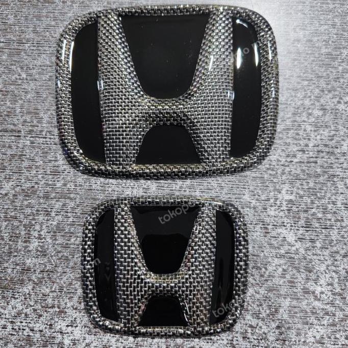 HARGA DISC - emblem Honda carbon Honda Freed